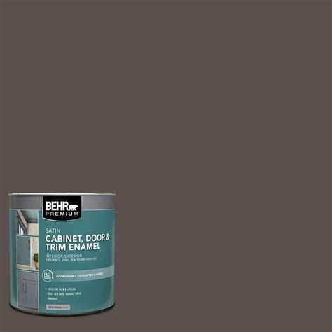 BEHR PREMIUM 1 Qt ECC 41 2 Willow Wood Satin Enamel Interior Exterior