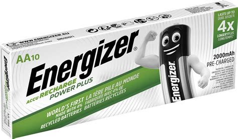 Energizer Power Plus Hr Aa Battery Rechargeable Nimh Mah V