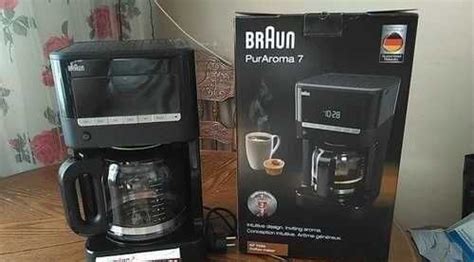 Крутая кофеварка Braun KF 7020 Pur Aroma 7 новая Festima Ru