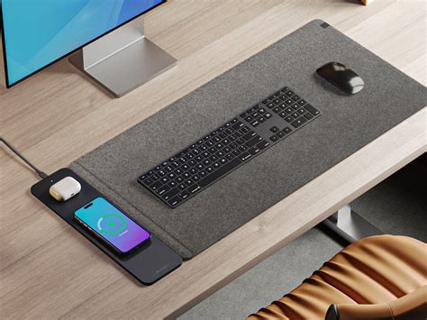 Journey Alti Ultra Wireless Charging Desk Mat Keeps Your Everyday Carry