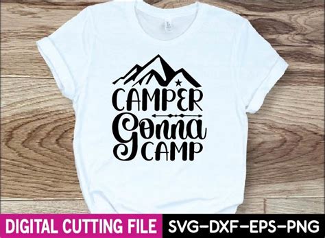 Camper Gonna Camp Svg Design Graphic By Design House · Creative Fabrica