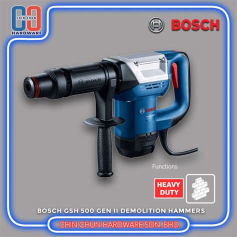 Bosch Gsh 500 Gen Ii Demolition Hammers Lazada