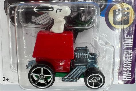 Hot Wheels Peanuts Snoopy Hw Screen Time Etsy