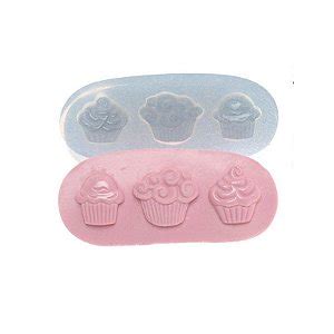 Molde de Silicone Trio de Balões Ref 46 Flexarte Rizzo Confeitaria