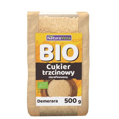 Cukier Trzcinowy Br Zowy Demerara Bio G Naturavena Dobra Cena