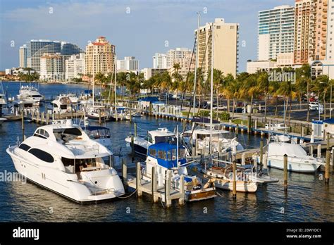 Intercoastal Waterway, Fort Lauderdale, Broward County, Florida, USA ...