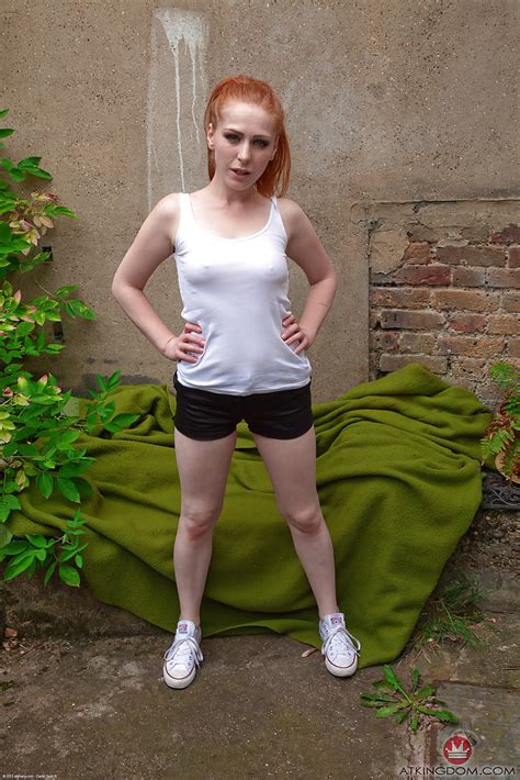 Petite Redhead With Hairy Pussy Tia Jones Sexy Outdoor Solo Play Porn Pictures Xxx Photos Sex