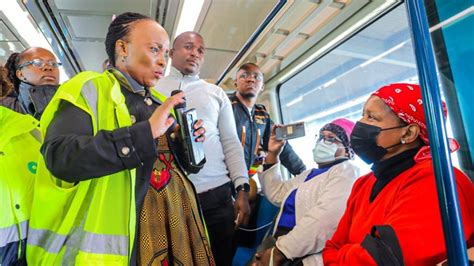 Minister Of Transport Launches The Germiston To Tembisa Train Service