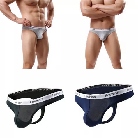 HERREN TANGA SLIP Unterwäsche Bequem G String Schlüpfer Weich Bikini Sexy Slip N EUR 6 52