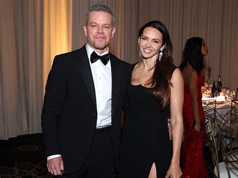 Matt Damon Golden Globes 2024 Dena Morena