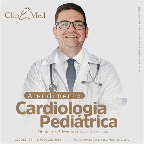 Jaru Clin Med conta atendimento em Cardiologia Pediátrica Jaru