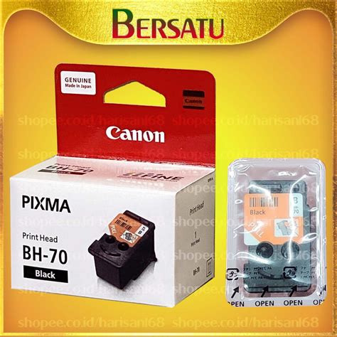 Jual Print Head Cartridge Canon Bh 70 Bh70 Black Ch 70 Ch70 Color Printhead Catridge Original