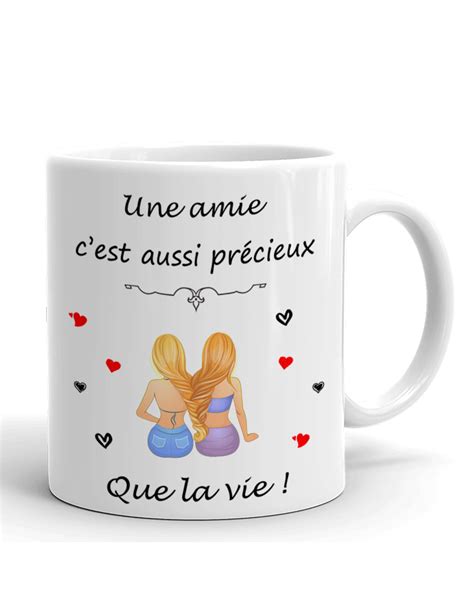 Tasse Mug Meilleure Amie Copine Cadeau Une Amie C Est Aussi Pr Cieux