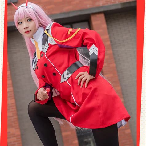 Zero Two Cospplay Set Darling In The Franxx Cosplay Costume Anime