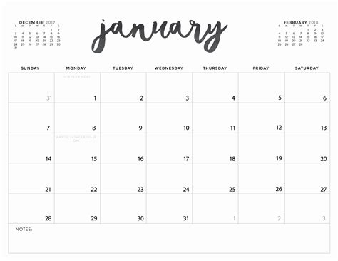 Catch Printable Calendar With Writing Space Best Calendar Example Riset