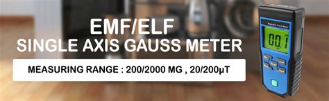 Gauss Emf Elf Meter Detector Electromagnetic Field Mg Amazon Co Uk