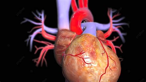 3d Illustration Of Human Body Heart Anatomy Aorta Human Heart Physical