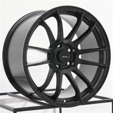 Avid1 Wheels Av20 Matte Black Jdmuscle