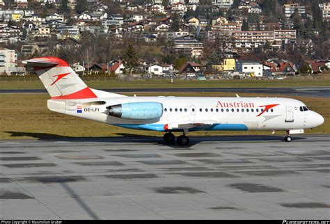 Oe Lfi Austrian Airlines Fokker F Mark Photo By Maximilian