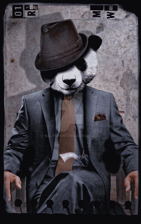 Gangster Panda by Malpihvost on DeviantArt