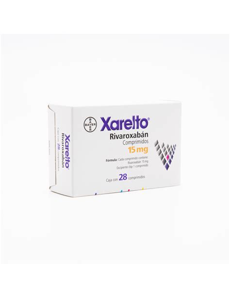 Compra Xarelto 15 Mg 28 Comp Bayer de México Hidrocortisona