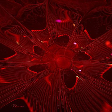 Electric Red Digital Art by Patricia Kemke