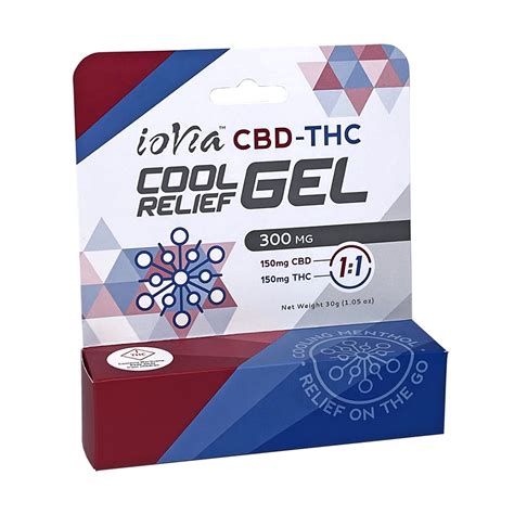 Iovia™ Cbd Thc Cool Relief Gel 300mg Iovia Cool Relief Gel Jane