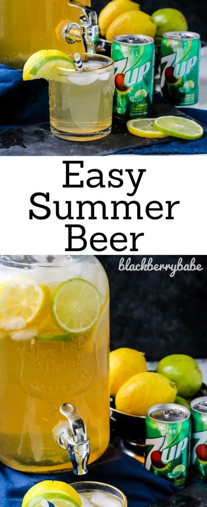 Easy Summer Beer | Summer Beer Recipe | Lime Summer Beer | Lemon Summer ...