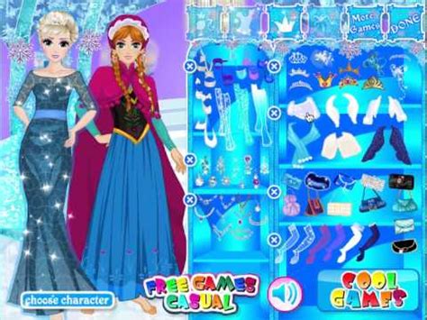 Juego Anna And Elsa Frozen Dress Up YouTube