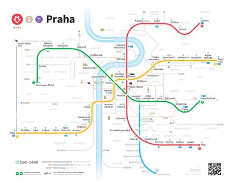 Transit Maps: Submission – Unofficial Prague Metro Map by Kostya ...