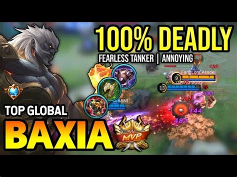 Baxia Best Build Top Global Baxia Gameplay Mobile Legends