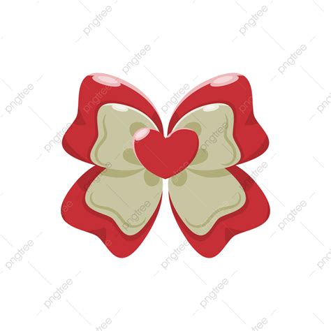 Bow Tie Gift Vector Png Images Red Heart Bow Tie Accessory