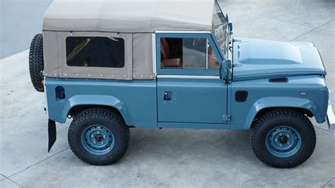 Land Rover Defender Heritage Marine Blue Cool Vintage Land Rover