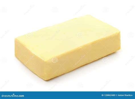 Block of natural butter stock photo. Image of culinary - 128862480