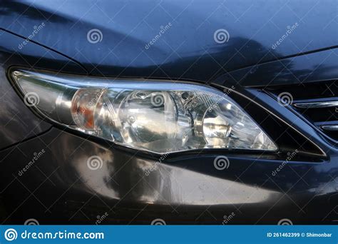 A Small Fragment Of A Car Body Stock Image Image Of Design Macro