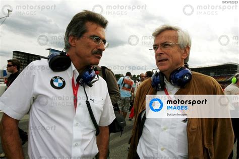 L To R Dr Mario Theissen GER BMW Sauber F1 Team Principal With