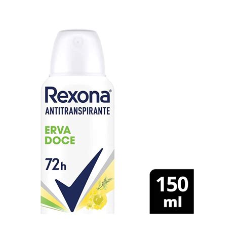 Desodorante Rexona Erva Doce Feminino Aerosol Ml Farm Cias Unipre O