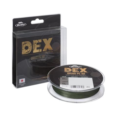 Berkley Dex X Pe Gevlochten Lijn Moss Green M