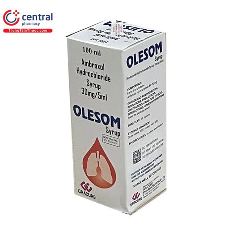 CHÍNH HÃNG Thuốc Olesom Siro Điều trị viêm phế quản hen phế quản