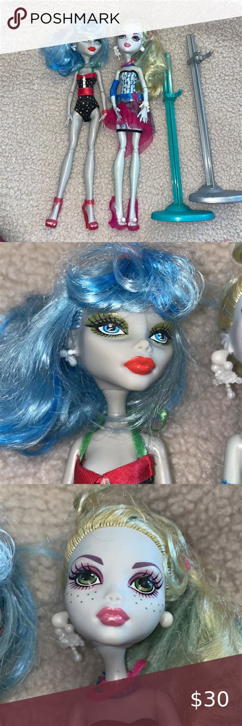 💥 Monster High Dolls Ghoulia Yelps And Lagoona Blue Monster High Dolls