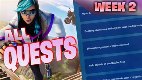 Fortnite All Week 2 Seasonal Quests Guide Fast And Easy Youtube