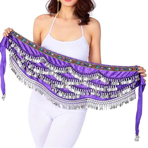 Ladies Bellydance Hip Scarf Belly Dance Costume Belt Indian Dancer Hip