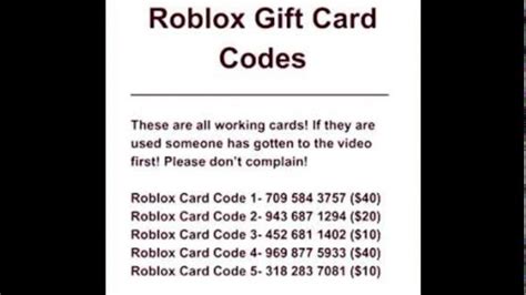 Gift card code roblox - qosaauto