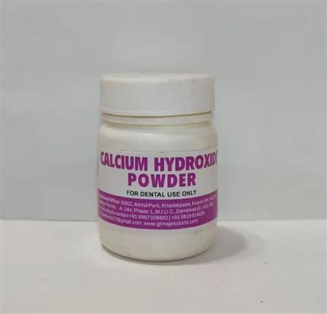 Gm White Calcium Hydroxide Powder Gms Packaging Type Bottle At