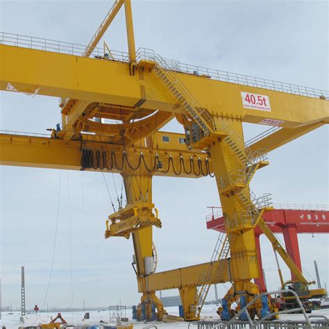 Higher Efficiency 50t Rail Mounted Gantry Crane Sinoko