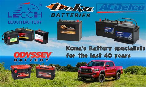 Daleco Batteries Kona S Automotive Battery Specialists For The Past