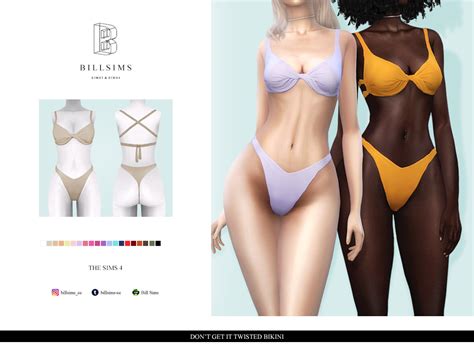 Dont Get It Twisted Bikini TS Female Teen Elder Custom Shadow Map HQ Mod Compatible