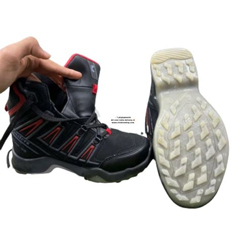 Anti Slip Waterproof Ctr Trekking Shoes In Action Snow Trekking Black Red Rub 50 Ctr Shoe Shop