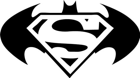 Black And White Superman Logo Png - Batman Vs Superman Black And White ...