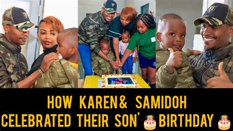 KAREN NYAMU NA SAMIDOH KWÓNANIA HOW THEY CELEBRATED THEIR SON S